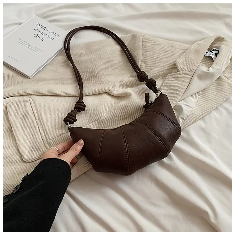 Vintage Brown Shoulder Bag for Women 2024 - Image 2