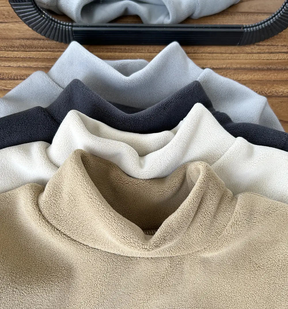 New Winter Boys Ollie Fleece Long Sleeve Beige — feature 10
