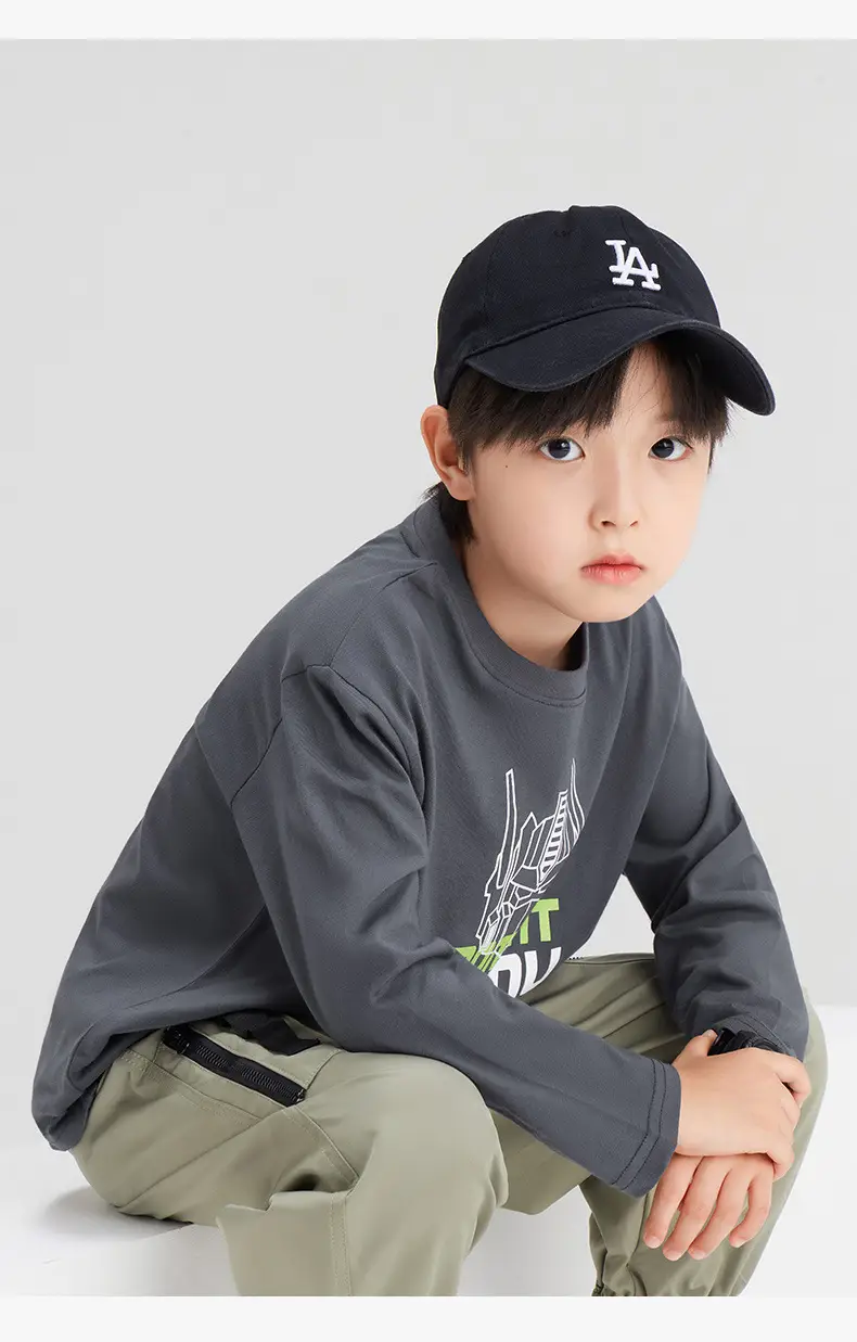 Zuoxi Boys Long Sleeve T-Shirt Pure Cotton 2026 — feature 22