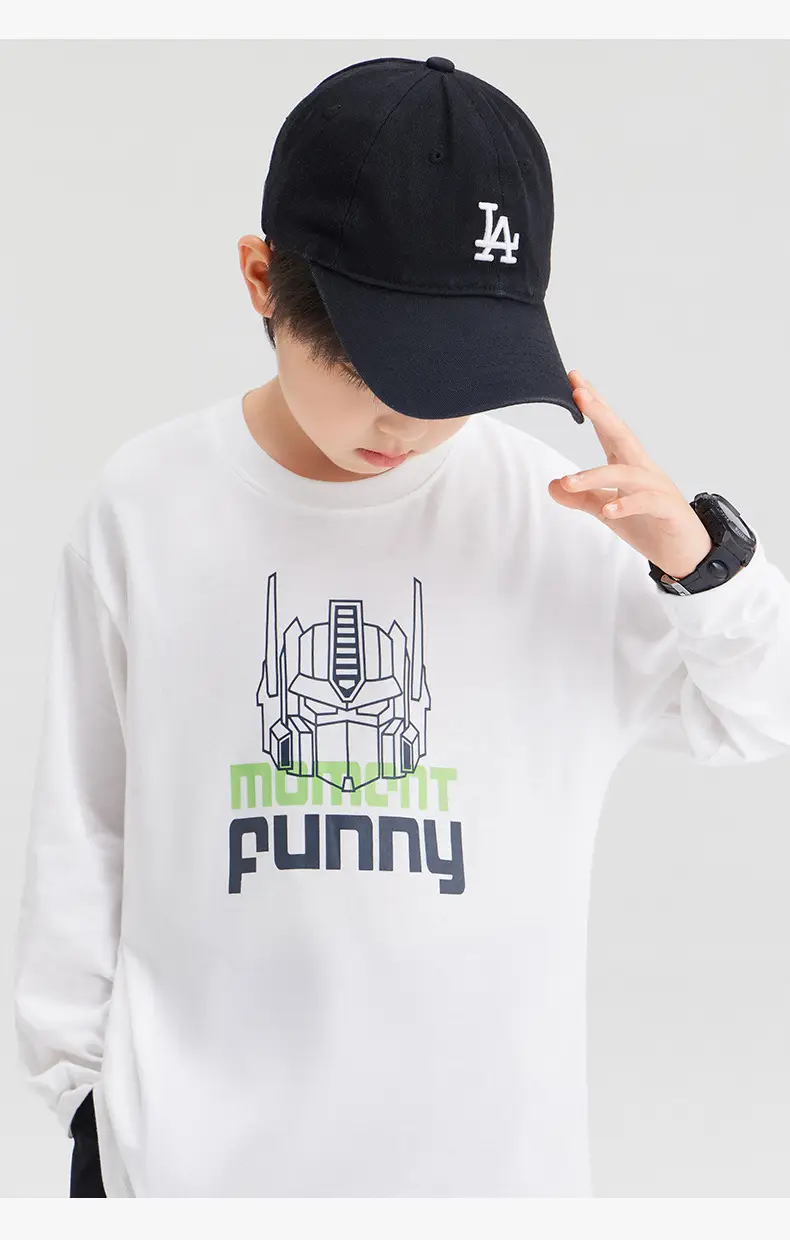 Zuoxi Boys Long Sleeve T-Shirt Pure Cotton 2026 — feature 26