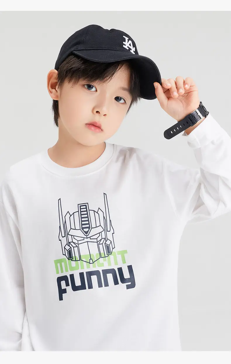 Zuoxi Boys Long Sleeve T-Shirt Pure Cotton 2026 — feature 28