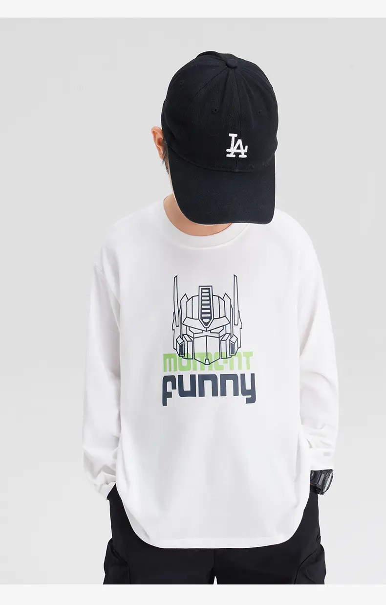 Zuoxi Boys Long Sleeve T-Shirt Pure Cotton 2026 — feature 29