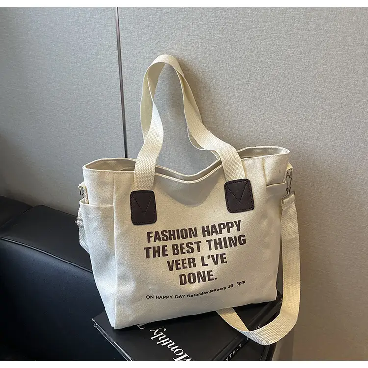 Canvas Women's 2024 Retro European Tote Bag - Image 4