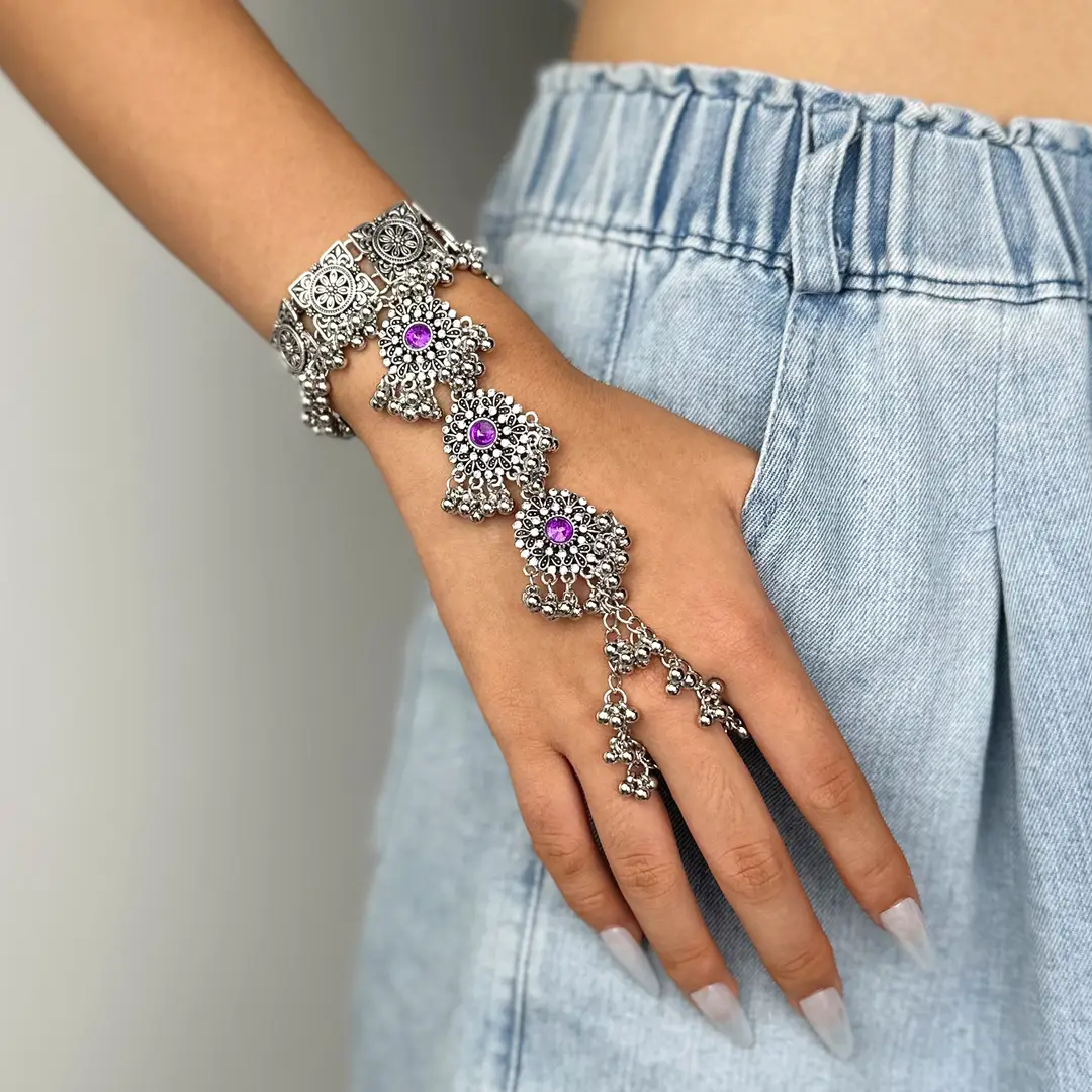 Cross-border European, American and Middle East Handmade Fashion Vintage Beads Tassel Bracelet Bohemian Style