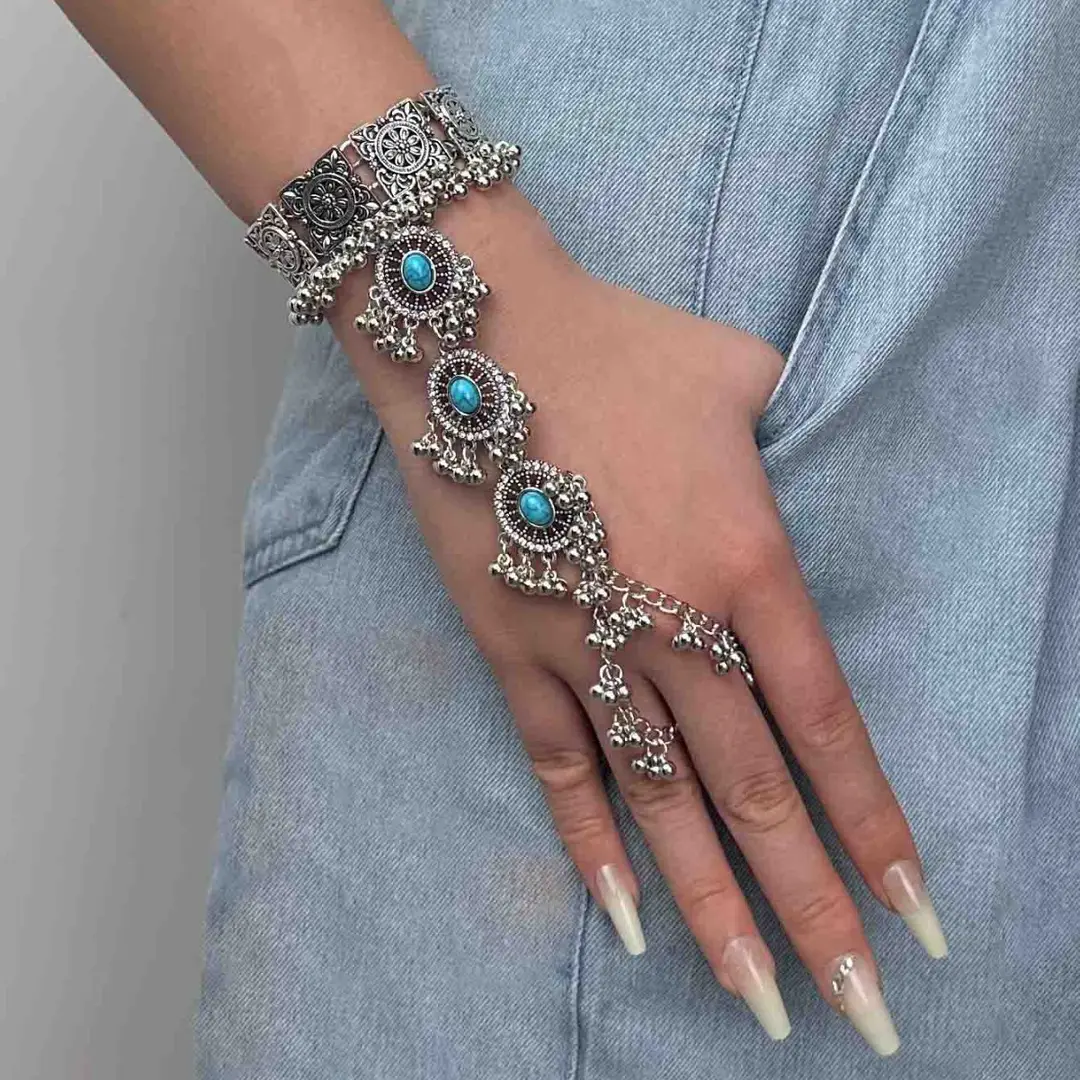 Cross-border European, American and Middle East Handmade Fashion Vintage Beads Tassel Bracelet Bohemian Style