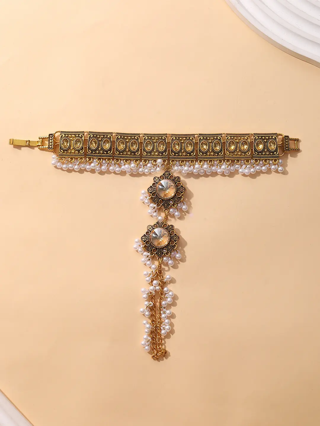 Cross-border European, American and Middle East Handmade Fashion Vintage Beads Tassel Bracelet Bohemian Style — feature 11
