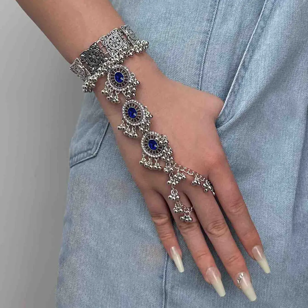 Cross-border European, American and Middle East Handmade Fashion Vintage Beads Tassel Bracelet Bohemian Style — feature 24