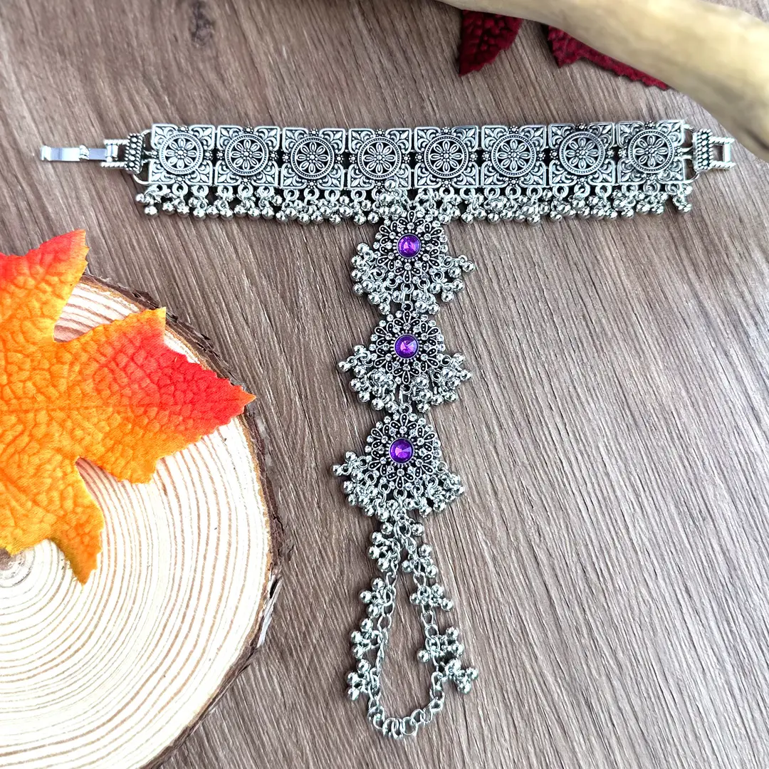 Cross-border European, American and Middle East Handmade Fashion Vintage Beads Tassel Bracelet Bohemian Style — feature 8
