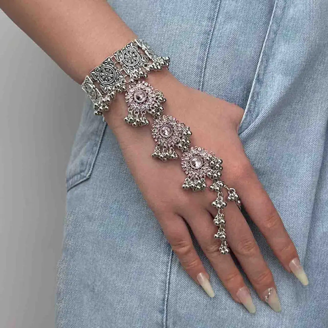 Cross-border European, American and Middle East Handmade Fashion Vintage Beads Tassel Bracelet Bohemian Style