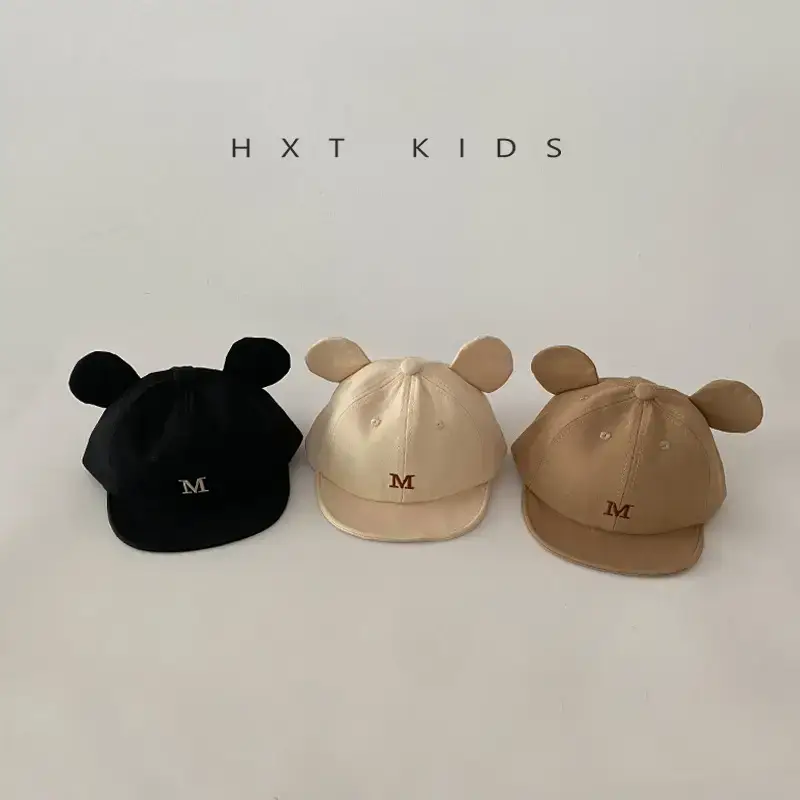Baby Soft Bear Hats Spring Autumn Travel Cap - Image 7
