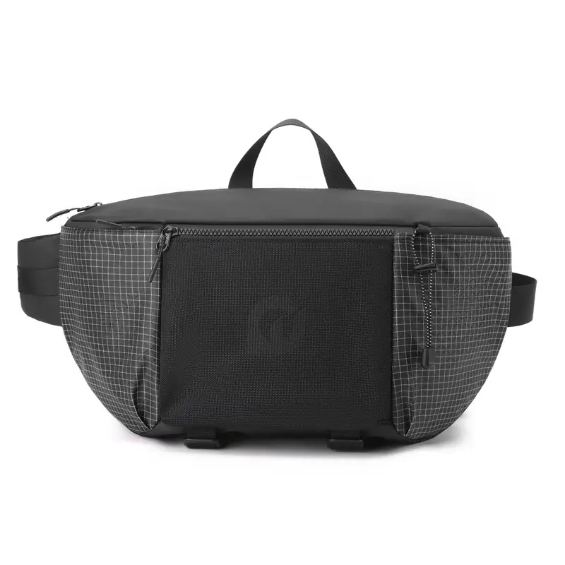 Multi-Function Waist Bag Black Beige Unisex - Image 10