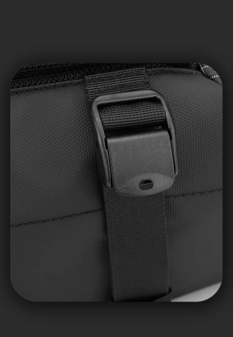Multi-Function Waist Bag Black Beige Unisex — feature 20