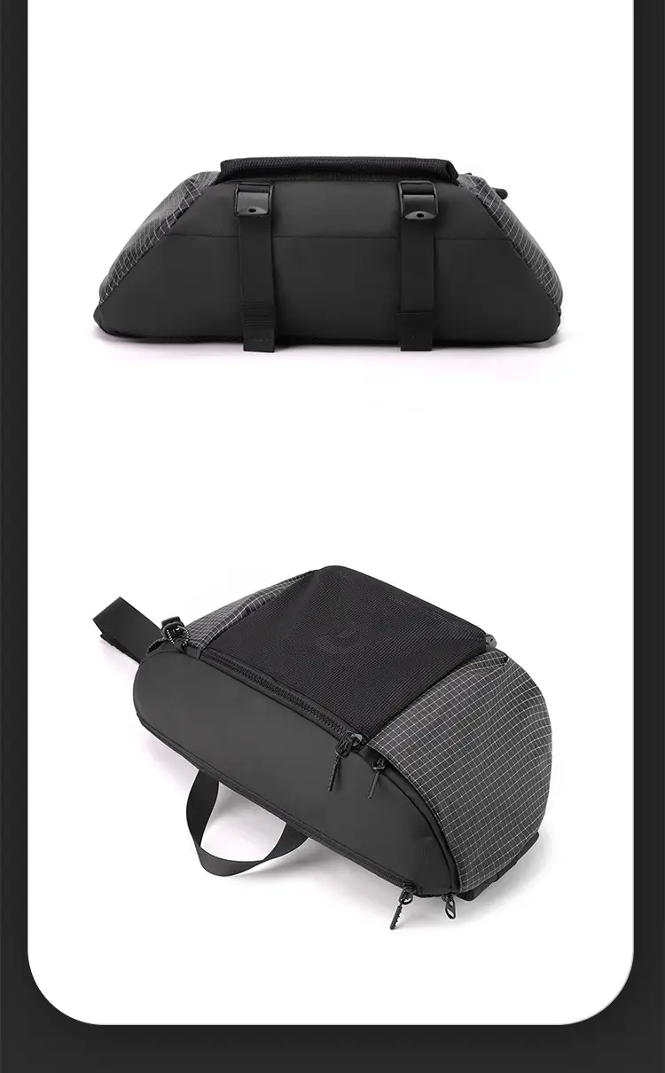 Multi-Function Waist Bag Black Beige Unisex — feature 27