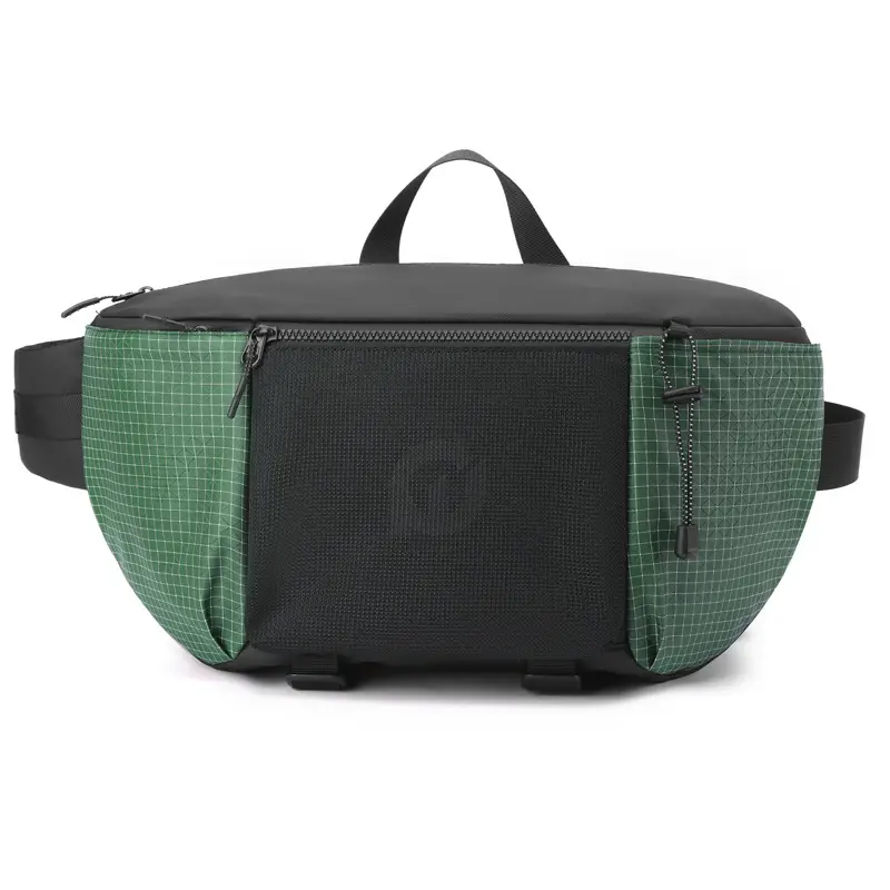 Multi-Function Waist Bag Black Beige Unisex - Image 4