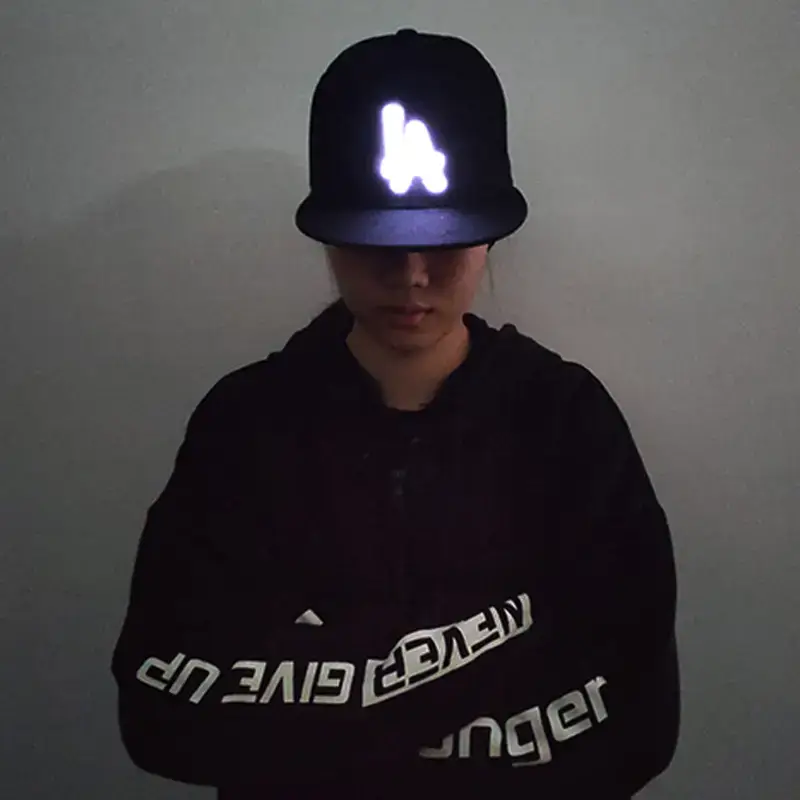 Luminous LED Cap with "LOVE" Text Black - Image 18