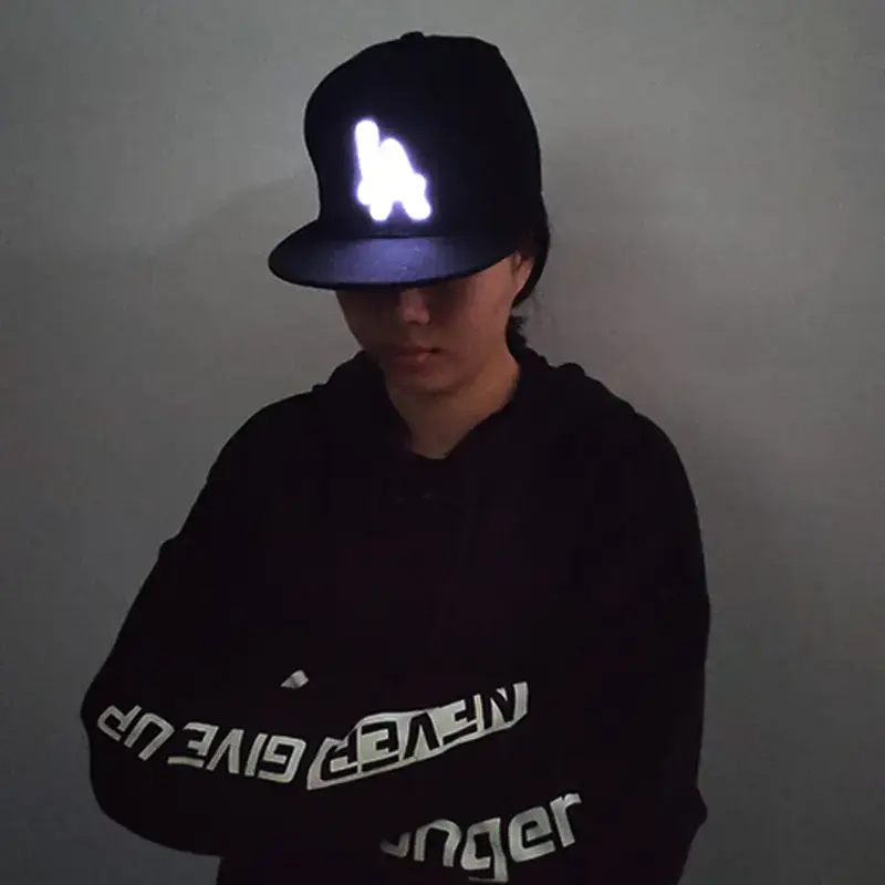 Luminous LED Cap with "LOVE" Text Black - Image 19
