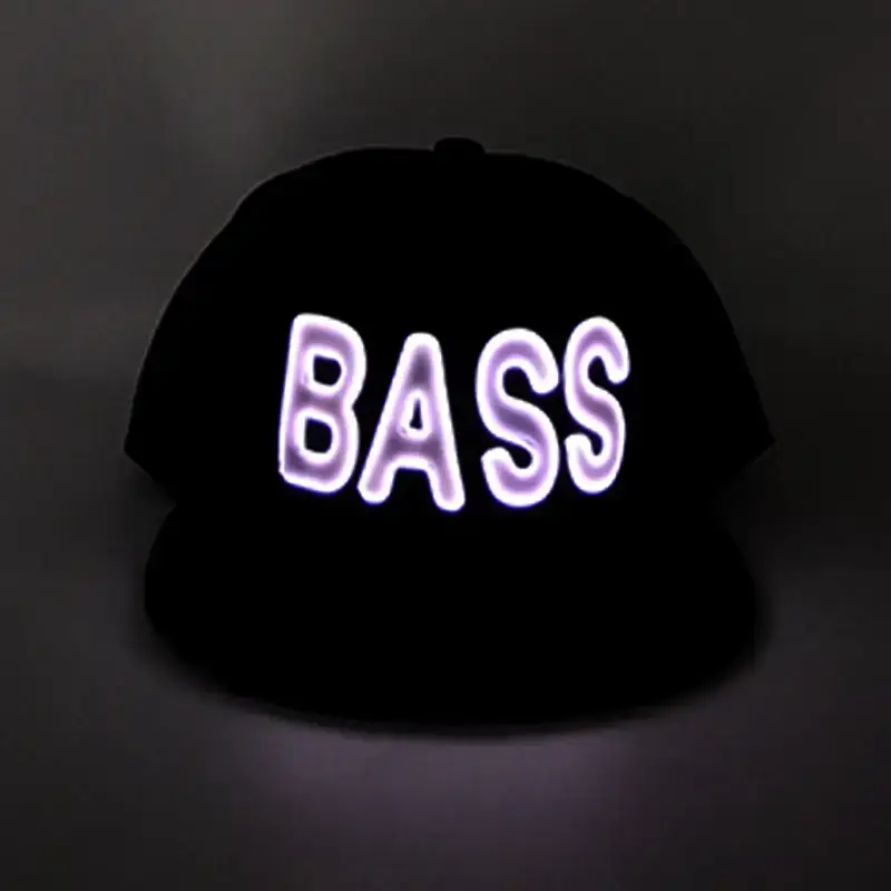 Luminous LED Cap with "LOVE" Text Black — feature 14