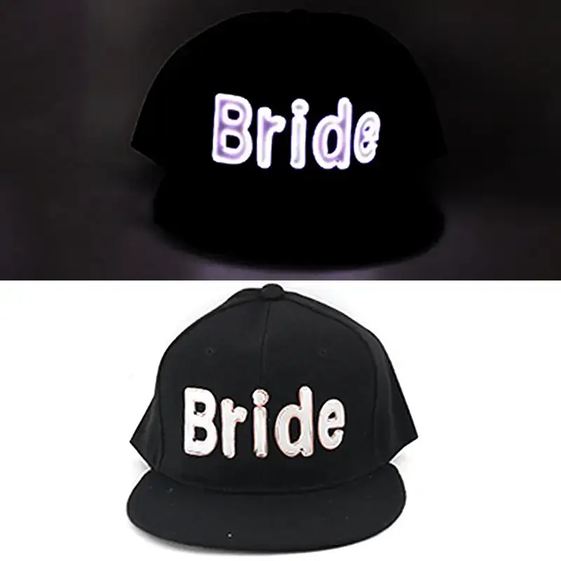 Luminous LED Cap with "LOVE" Text Black - Image 2