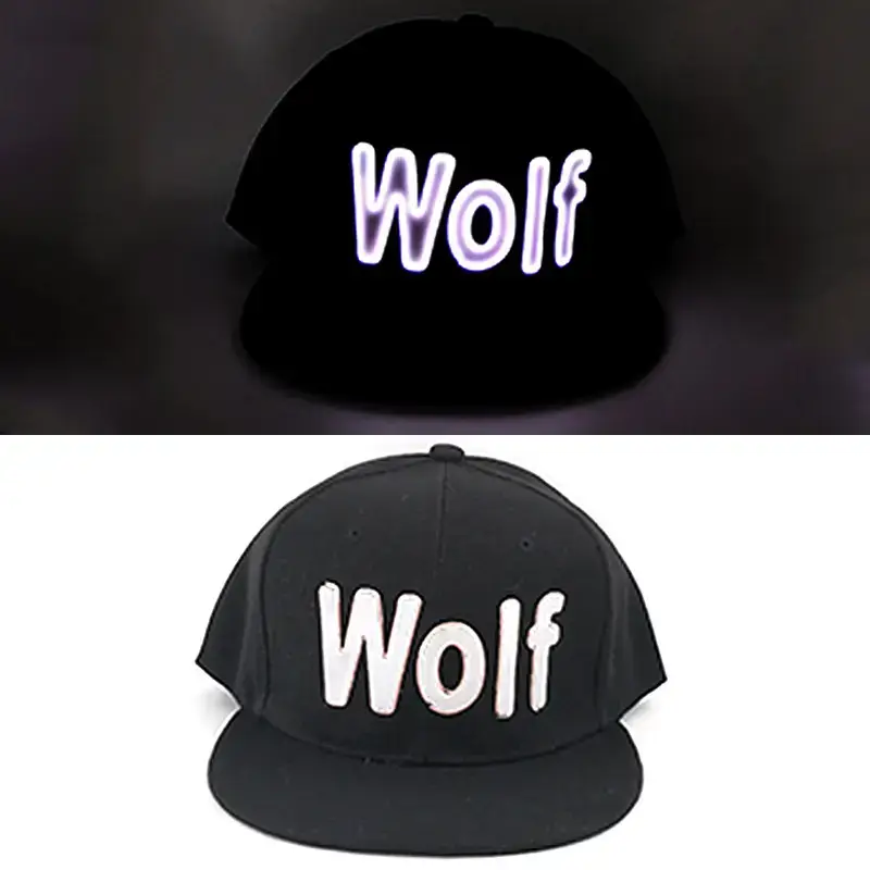 Luminous LED Cap with "LOVE" Text Black - Image 6
