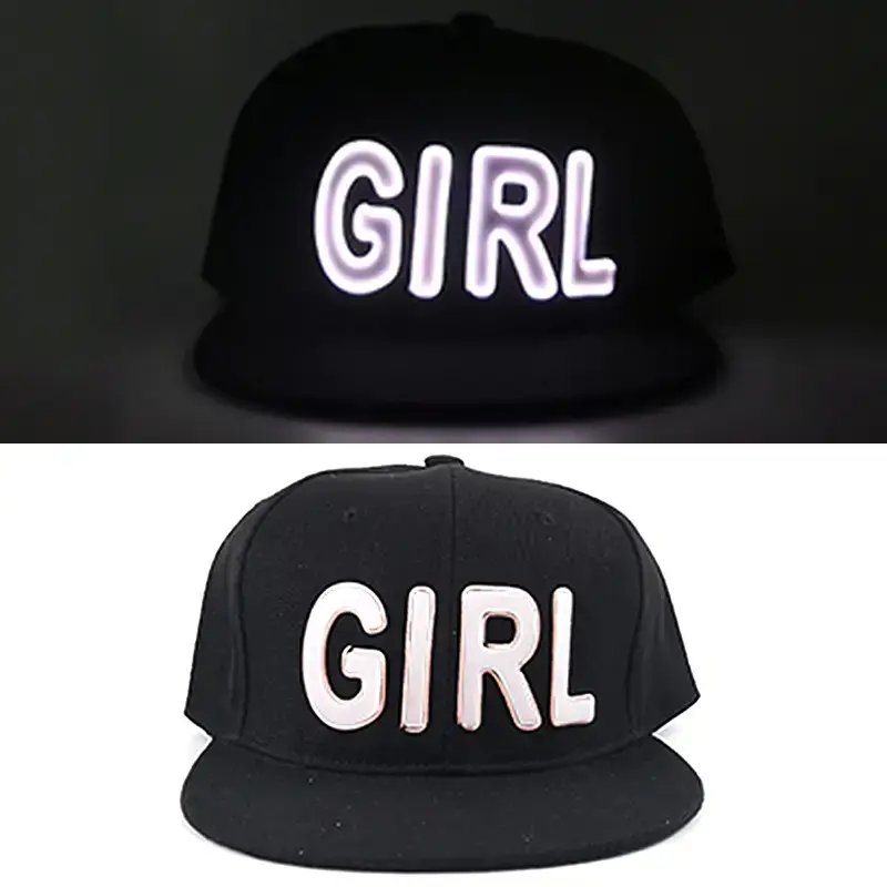 Luminous LED Cap with "LOVE" Text Black - Image 7