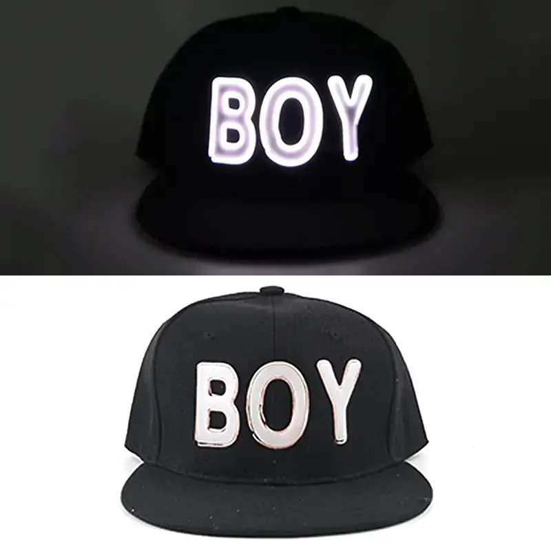 Luminous LED Cap with "LOVE" Text Black - Image 9