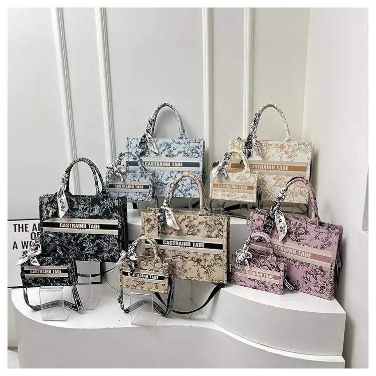 Women Printed Crossbody Tote Bag with Letter Design — feature 12