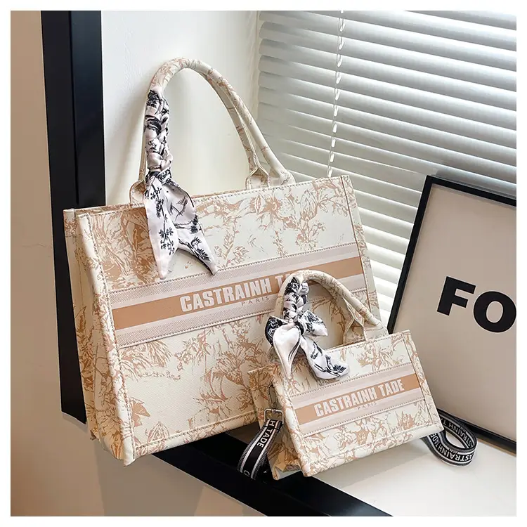 Women Printed Crossbody Tote Bag with Letter Design — feature 13