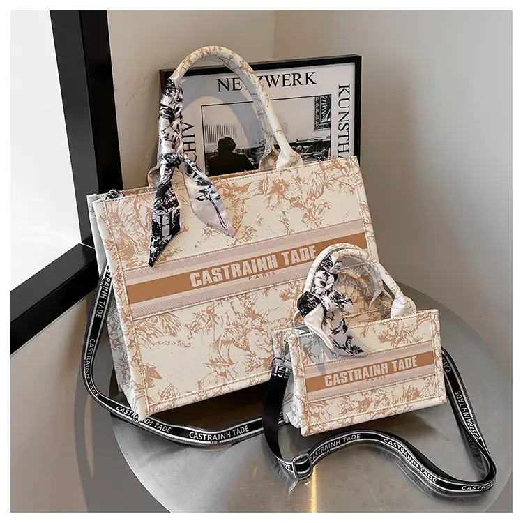 Women Printed Crossbody Tote Bag with Letter Design — feature 15