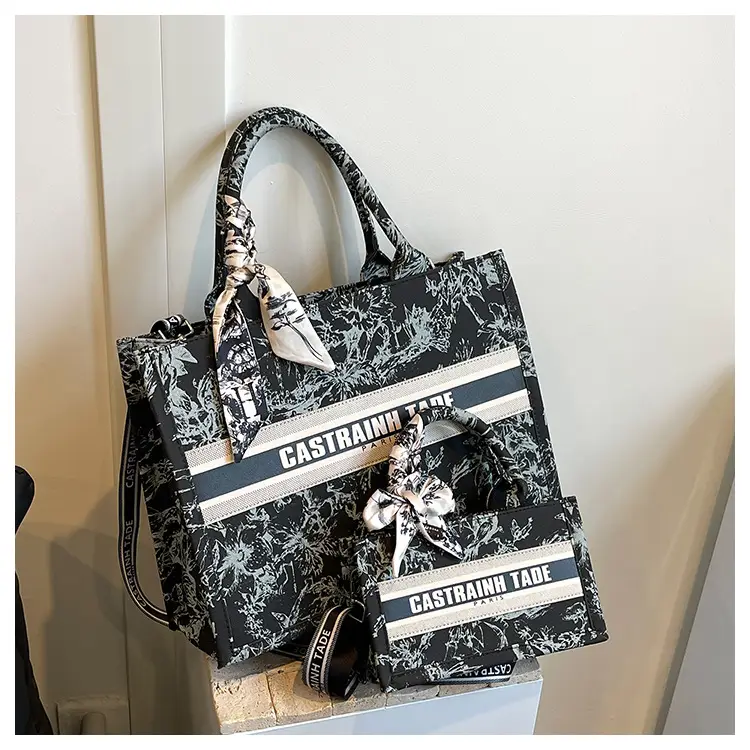 Women Printed Crossbody Tote Bag with Letter Design — feature 17