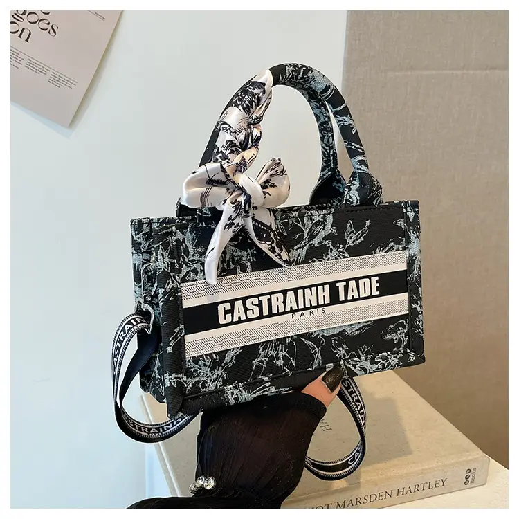 Women Printed Crossbody Tote Bag with Letter Design — feature 18