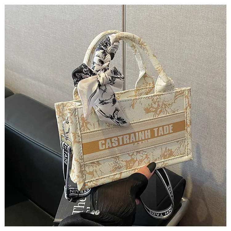 Women Printed Crossbody Tote Bag with Letter Design — feature 19