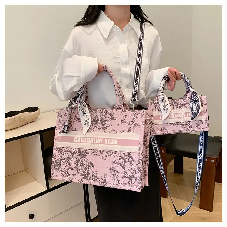 Women Printed Crossbody Tote Bag with Letter Design — feature 20
