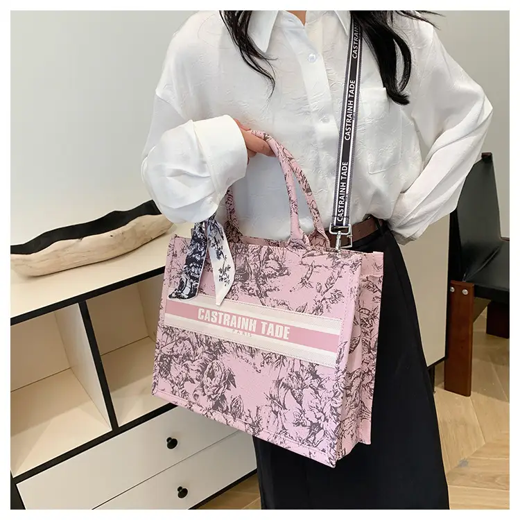 Women Printed Crossbody Tote Bag with Letter Design — feature 21