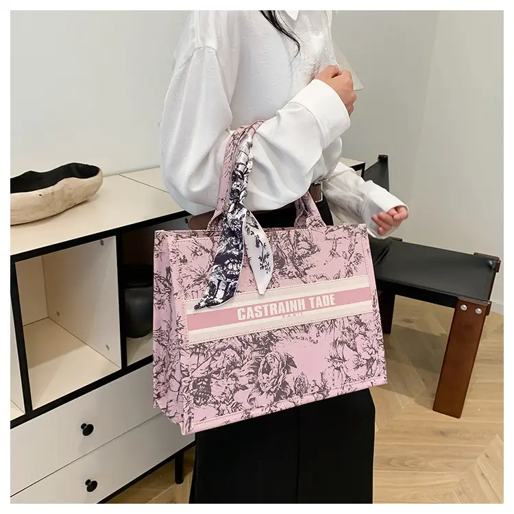 Women Printed Crossbody Tote Bag with Letter Design — feature 22