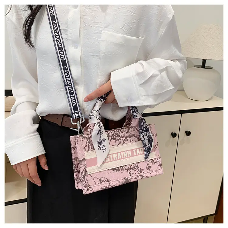 Women Printed Crossbody Tote Bag with Letter Design — feature 25