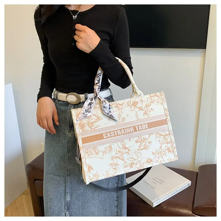 Women Printed Crossbody Tote Bag with Letter Design — feature 28