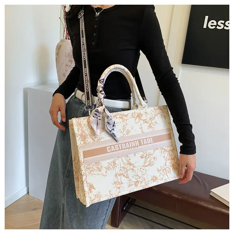 Women Printed Crossbody Tote Bag with Letter Design — feature 30