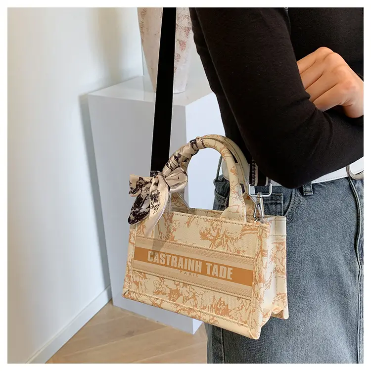 Women Printed Crossbody Tote Bag with Letter Design — feature 33