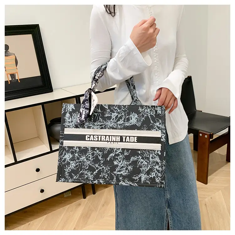 Women Printed Crossbody Tote Bag with Letter Design — feature 38
