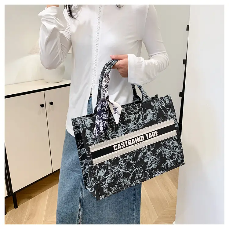 Women Printed Crossbody Tote Bag with Letter Design — feature 39
