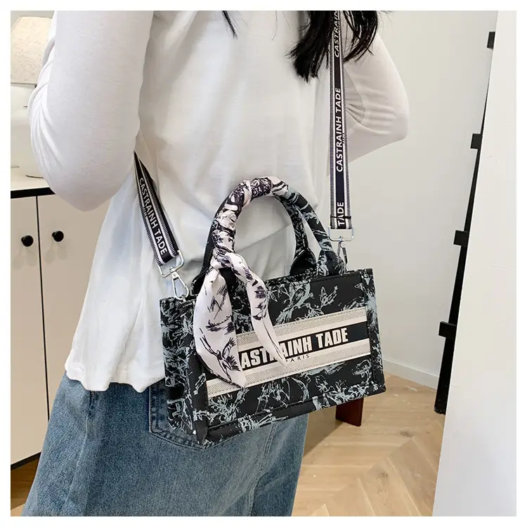 Women Printed Crossbody Tote Bag with Letter Design — feature 40