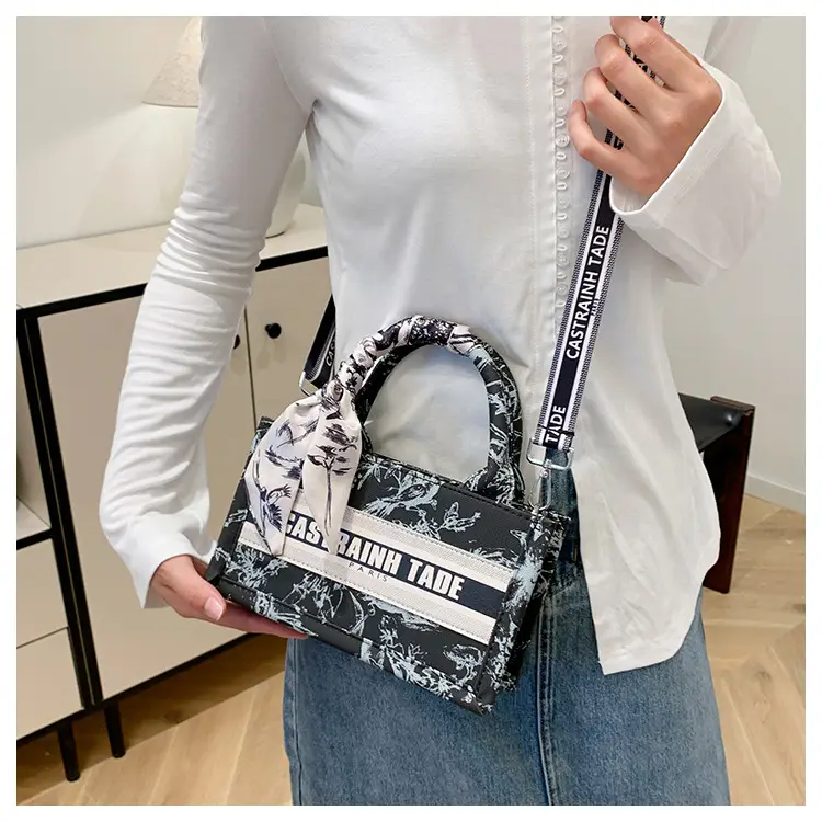 Women Printed Crossbody Tote Bag with Letter Design — feature 41