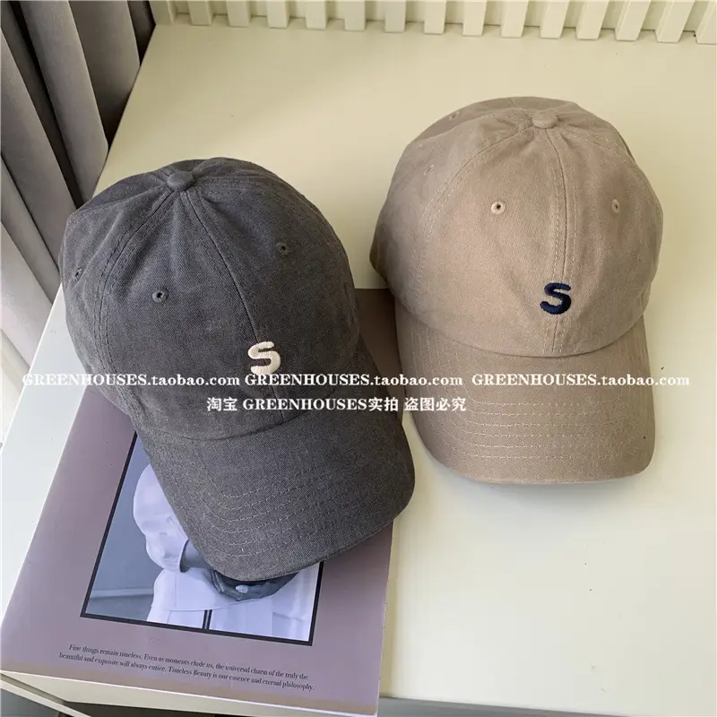 Women Men Black Letter Cap with Face Mask — feature 35