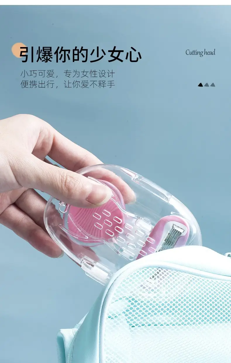 Small Shell Razor for Women Manual Shaving with Soap Head — feature 9