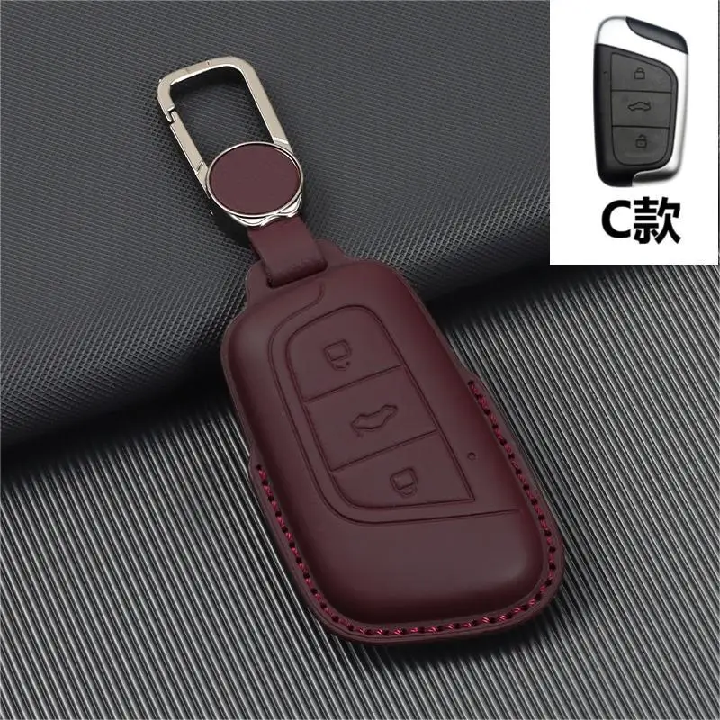 Chery Ruihu 8pro Key Set with 3D Cowhide Leather Protection - Image 9