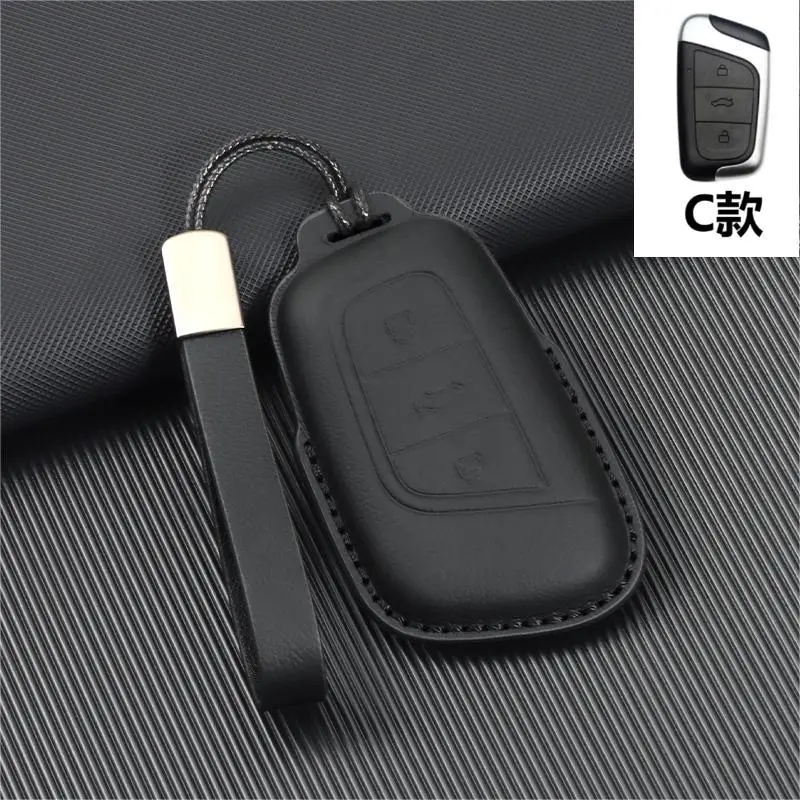 Chery Ruihu 8pro Key Set with 3D Cowhide Leather Protection - Image 10