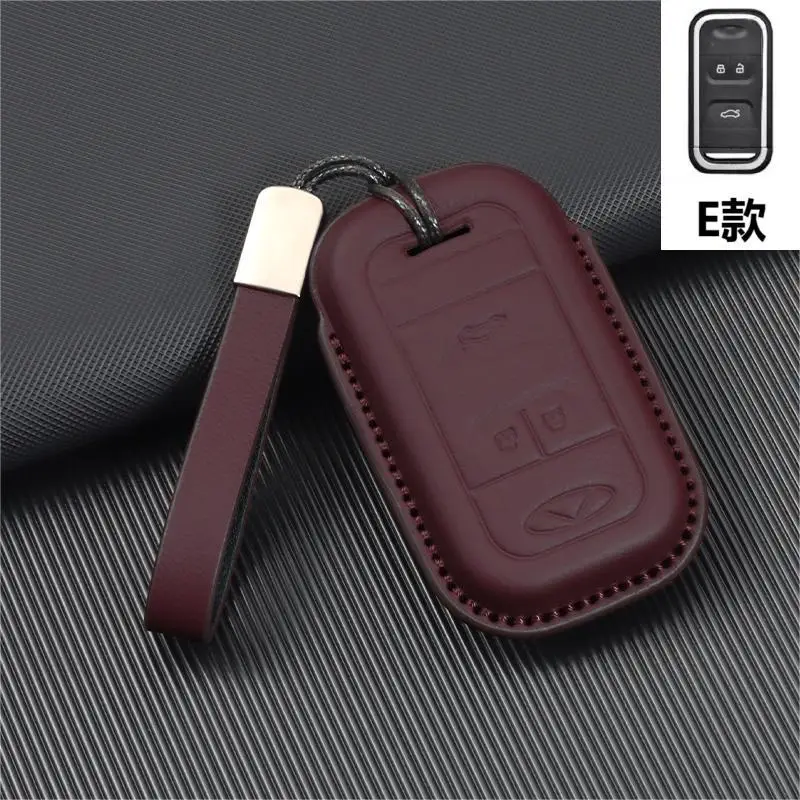 Chery Ruihu 8pro Key Set with 3D Cowhide Leather Protection - Image 19