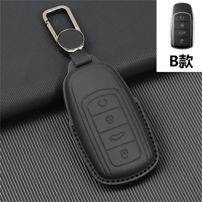 Chery Ruihu 8pro Key Set with 3D Cowhide Leather Protection - Image 5