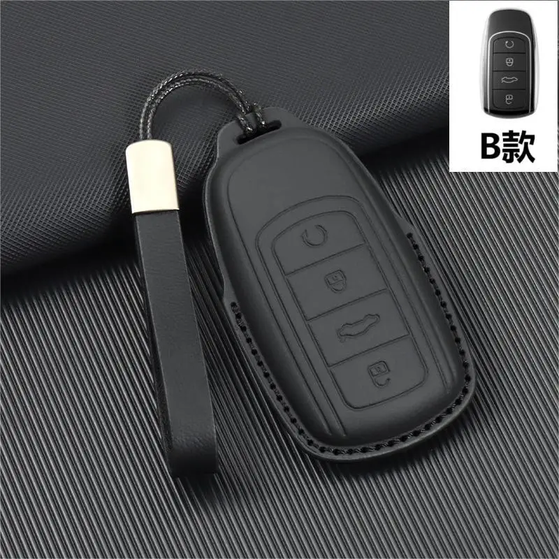 Chery Ruihu 8pro Key Set with 3D Cowhide Leather Protection - Image 6