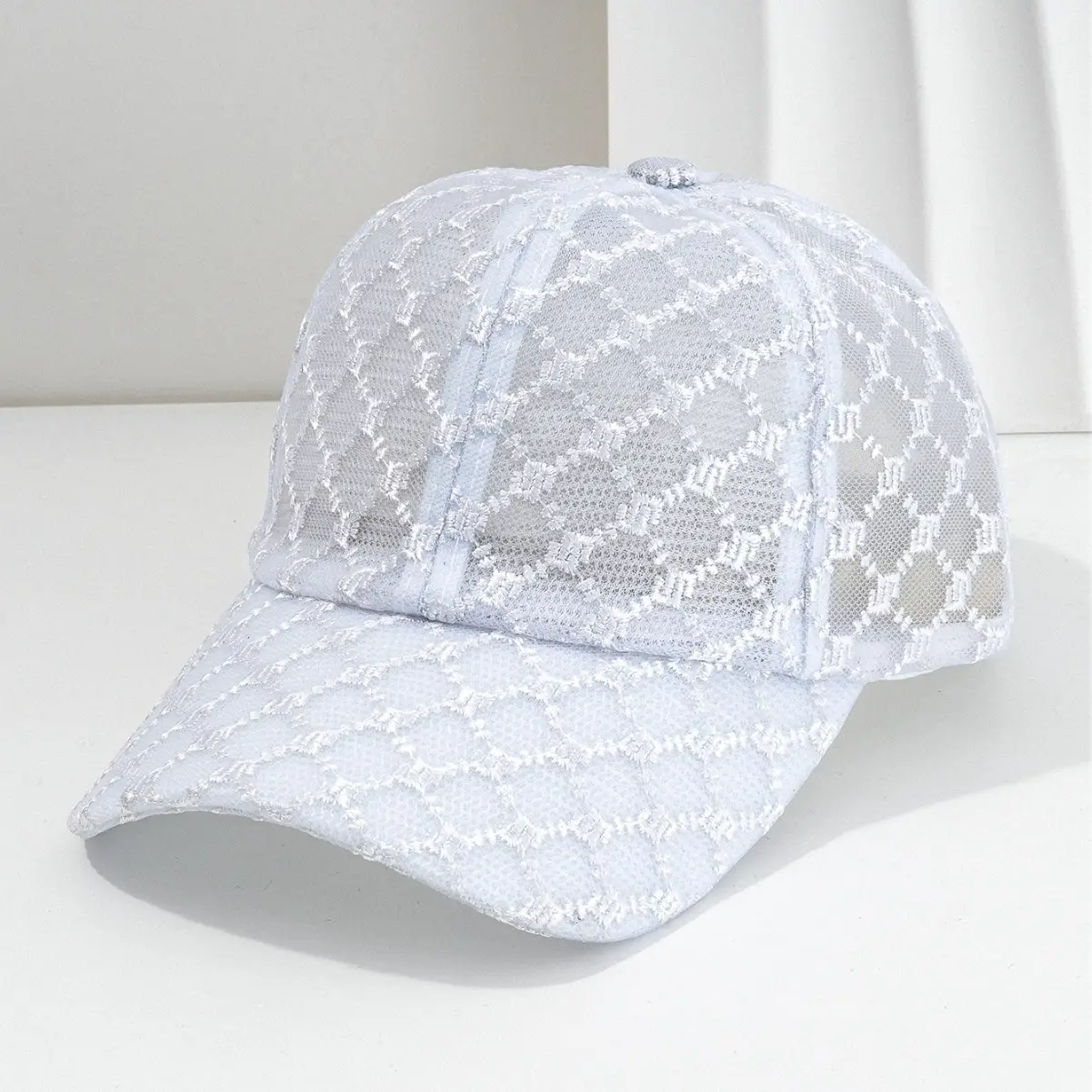 Men Women Lace Baseball Cap Adjustable Sun Hat